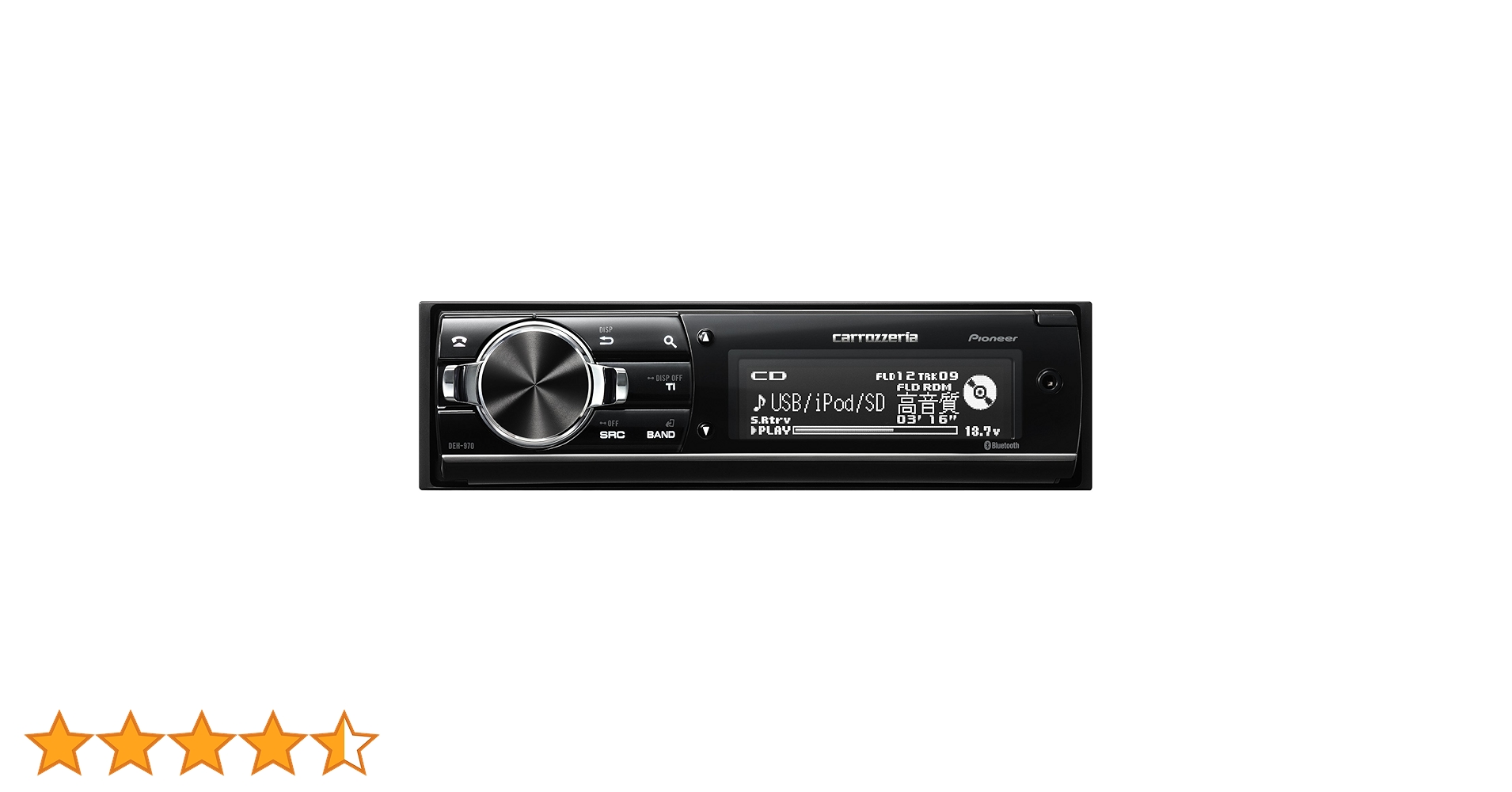 Amazon.co.jp: Carrozzeria (PIONEER) DEH-970 Car Audio, 1 DIN, CD